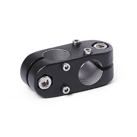  KK.Z Kreuz-Verfahrschlitten für Zweiachssysteme, Aluminium d1: B - Bohrung
Surface: 2 - strukturiert pulverbeschichtet, Schwarz RAL 9005