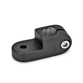  LKP Swivel clamps, aluminum Surface: 2 - Black, textured powder-coated, RAL 9005
