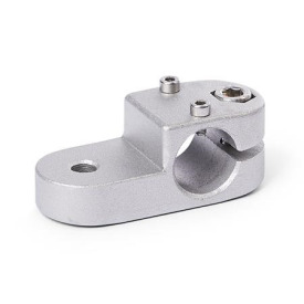  LKQ.E Laschen-Verfahrschlitten, Aluminium d1: B - Bohrung<br />Oberfläche: 8 - gestrahlt, matt, gestrahlt, matt