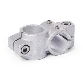  KS.E Cross linear unit connectors for one-axis systems, aluminium d1: B - Bore<br />Surface: 8 - blasted, matt
