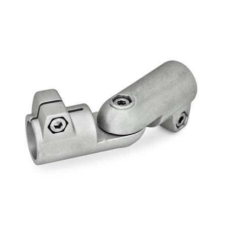  GST Gelenk-Klemmverbinder, Aluminium Typ: T - Verstellung mit 15°-Teilung (Verzahnung)
Oberfläche: 8 - gestrahlt, matt, gestrahlt, matt