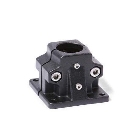  BM.E Base linear unit connectors, multi-piece, aluminum d<sub>1</sub> / s: B - Bore
Surface: 2 - Black, textured powder-coated, RAL 9005