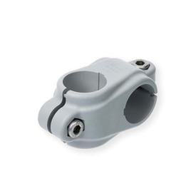  KS.P Cross clamps, plastic Surface: 4 - Polyamide (PA), glass fiber reinforced, Gray matt, temperature resistant up to 100 °C, RAL 7040