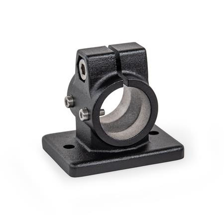  FSZ.E Flanged linear unit connectors, with two fastening bores, aluminum d1: B - Bore
Surface: 2 - Black, textured powder-coated, RAL 9005