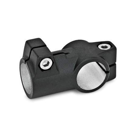  TS T-Klemmverbinder, Aluminium Oberfläche: 2 - strukturiert pulverbeschichtet, Schwarz, RAL 9005