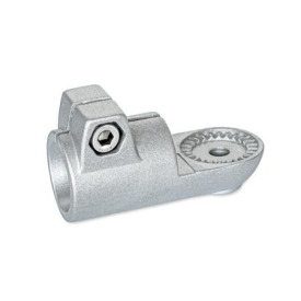  LST Laschen-Klemmverbinder, Aluminium Typ: IV - mit Innenverzahnung<br />Oberfläche: 8 - gestrahlt, matt, gestrahlt, matt