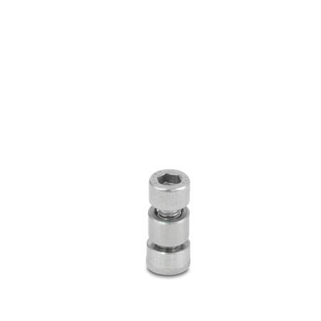  HM Clamping kits for swivel clamp mountings Type: S - Adjustable hand lever zinc die-cast / stainless steel (lever in silver texture powder-coated, screw, spacer sleeve, centering bush and threaded bush A1)