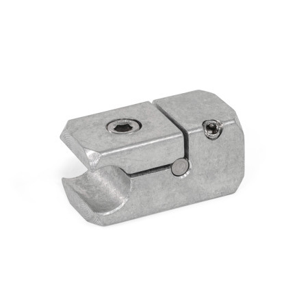  TGR Reling-T-Klemmhalter, Aluminium Form: A - mit Bohrung
Oberfläche: G - Aluminium gleitgeschliffen, matt