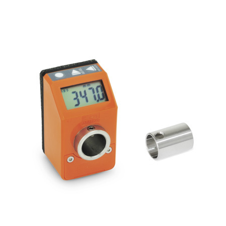  VZPE Positionsanzeiger, elektronisch mit Reduzierbuchse Oberfläche: OR - glänzend, orange, RAL 2004