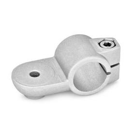  LSQ Laschen-Klemmverbinder, Aluminium Typ: OZ - ohne Zentrieransatz (glatt)<br />Oberfläche: 8 - gestrahlt, matt, gestrahlt, matt