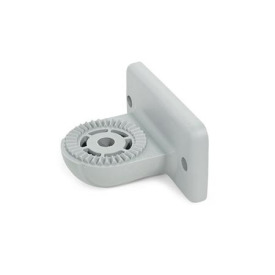  LSF.P Swivel clamps, plastic Type: AV - With external serration<br />Surface: 4 - Polyamide (PA), glass fiber reinforced, Gray matt, temperature resistant up to 100 °C, RAL 7040<br />x<sub>1</sub>: 40