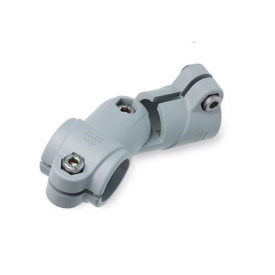  GSQ.P Joint clamps, plastic Surface: 4 - Polyamide (PA), glass fiber reinforced, Gray matt, temperature resistant up to 100 °C, RAL 7040