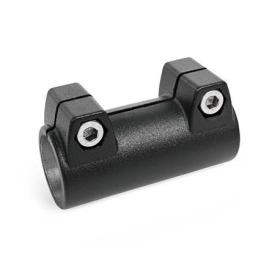  MS Muffen-Klemmverbinder, Aluminium Oberfläche: 2 - strukturiert pulverbeschichtet, Schwarz, RAL 9005