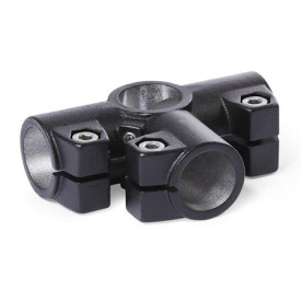  WS Angle clamps, aluminum Finish: 2 - Black, textured powder-coated, RAL 9005