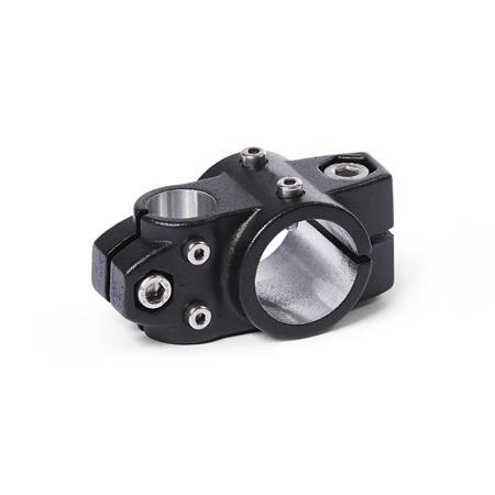  KSU.Z Kreuz-Verfahrschlitten für Zweiachssysteme, ungleiche Bohrungsmaße, Aluminium d1: B - Bohrung
Oberfläche: 2 - strukturiert pulverbeschichtet, Schwarz, RAL 9005