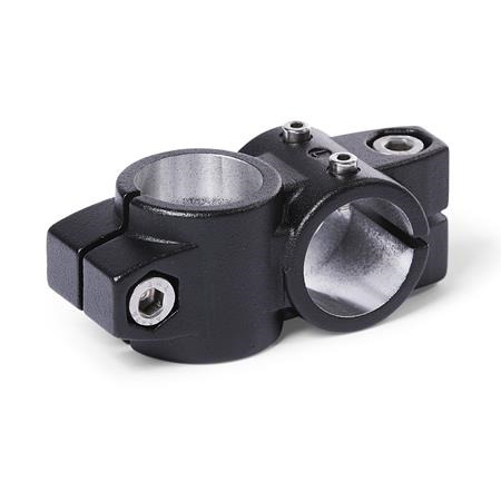 KS.E Kreuz-Verfahrschlitten für Einachssysteme, Aluminium d1: B - Bohrung
Surface: 2 - strukturiert pulverbeschichtet, Schwarz, RAL 9005
