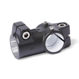  TS.E T-Verfahrschlitten, Aluminium d1: G - mit Gleiteinsatz<br />Oberfläche: 2 - strukturiert pulverbeschichtet, Schwarz, RAL 9005