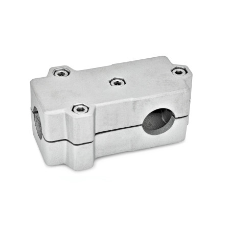 TMD T-clamps, multi-piece, aluminum d<sub>1</sub> / s<sub>1</sub>: B - Bore
d<sub>2</sub> / s<sub>2</sub>: B - Bore
Surface: 8 - Blasted, matt, blasted, matt