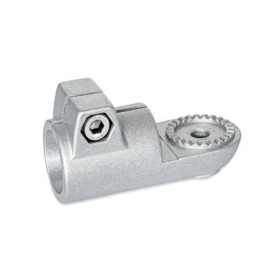  LST Laschen-Klemmverbinder, Aluminium Typ: AV - mit Außenverzahnung<br />Oberfläche: 8 - gestrahlt, matt, gestrahlt, matt