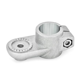  LSP Laschen-Klemmverbinder, Aluminium Typ: AV - mit Außenverzahnung<br />Oberfläche: 8 - gestrahlt, matt, gestrahlt, matt