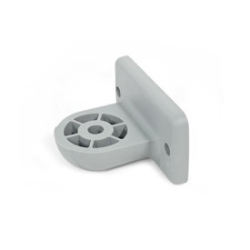  LSF.P Swivel clamps, plastic Type: OZ - Without centring step (smooth)<br />Surface: 4 - Polyamide (PA), glass fiber reinforced, Gray matt, temperature resistant up to 100 °C, RAL 7040<br />x<sub>1</sub>: 40