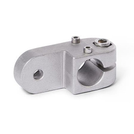  LKP.E Laschen-Verfahrschlitten, Aluminium d1: B - Bohrung<br />Oberfläche: 8 - gestrahlt, matt, gestrahlt, matt