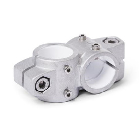  KS.Z Kreuz-Verfahrschlitten für Zweiachssysteme, Aluminium Kennziffer: G - mit Gleiteinsatz<br />Oberfläche: 8 - gestrahlt, matt, gestrahlt, matt