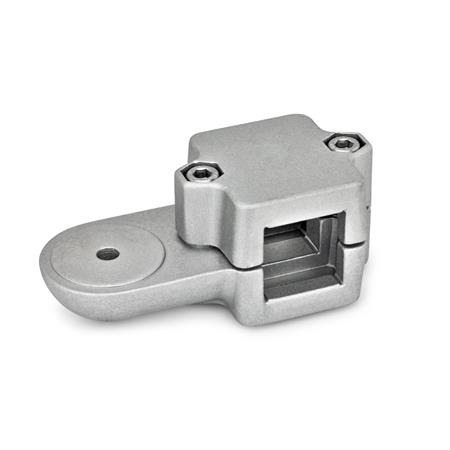  LMQ Laschen-Klemmverbinder, mehrteilig, Aluminium d<sub>1</sub> / s<sub>1</sub>: V - Vierkant
Oberfläche: 8 - gestrahlt, matt, gestrahlt, matt