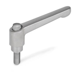  HEK Klemmhebel für Rohr-Klemmverbinder, Schraube, Edelstahl 