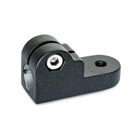  LKT Laschen-Klemmverbinder, Aluminium Oberfläche: 2 - strukturiert pulverbeschichtet, Schwarz, RAL 9005