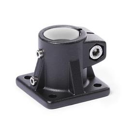  BS.E Base linear unit connectors, aluminum d<sub>1</sub>: G - with slide insert<br />Surface: 2 - Black, textured powder-coated, RAL 9005