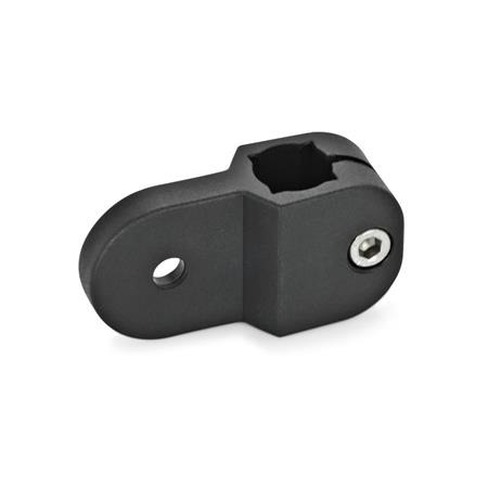  SP Fastening lugs for sensors and reflectors, plastic Type: C - With Bore for Countersunk Screw M6