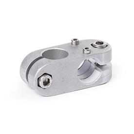  KK.E Cross linear unit connectors for one-axis systems, aluminium d1: G - with slide insert<br />Surface: 8 - Blasted, matt, blasted, matt
