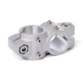  KS.Z Kreuz-Verfahrschlitten für Zweiachssysteme, Aluminium Kennziffer: B - Bohrung<br />Oberfläche: 8 - gestrahlt, matt, gestrahlt, matt