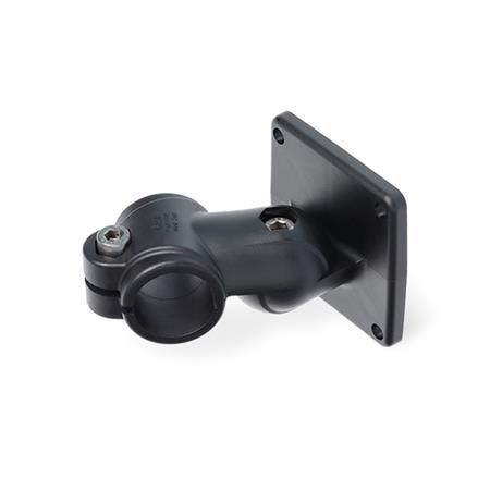  GSFQ.P Joint clamps, plastic Surface: 2 - Polyamide (PA), glass fiber reinforced, Black matt, temperature resistant up to 100 °C, RAL 9005
x<sub>1</sub>: 75