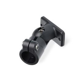  GSF.P Joint clamps, plastic Surface: 2 - Polyamide (PA), glass fiber reinforced, Black matt, temperature resistant up to 100 °C, RAL 9005<br />x<sub>1</sub>: 40