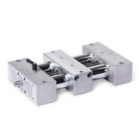  PD1E Präzisions-Doppelrohr-Lineareinheiten mit einem Einzelschlitten, konfigurierbar 