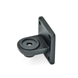  LSF Laschen-Klemmverbinder, Aluminium Typ: MZ - mit Zentrieransatz<br />Oberfläche: 2 - strukturiert pulverbeschichtet, Schwarz, RAL 9005