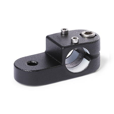 LKQ.E Laschen-Verfahrschlitten, Aluminium d1: G - mit Gleiteinsatz
Oberfläche: 2 - strukturiert pulverbeschichtet, Schwarz, RAL 9005