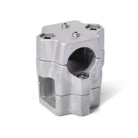  KM.E Kreuz-Verfahrschlitten für Einachssysteme, mehrteilig, Aluminium 