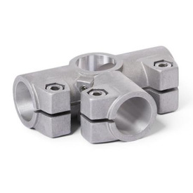  WS Winkel-Klemmverbinder, Aluminium Oberfläche: 8 - gestrahlt, matt, gestrahlt, matt
