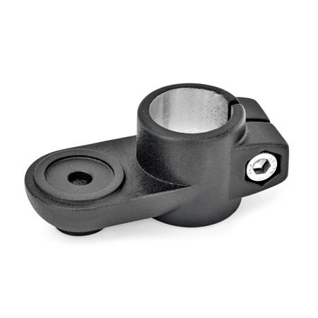 LSP Laschen-Klemmverbinder, Aluminium Typ: MZ - mit Zentrieransatz
Oberfläche: 2 - strukturiert pulverbeschichtet, Schwarz, RAL 9005