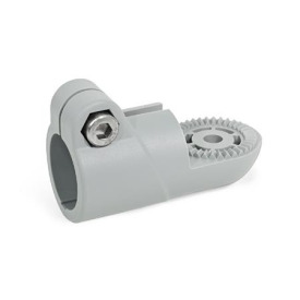  LST.P Laschen-Klemmverbinder, Kunststoff Typ: AV - mit Außenverzahnung<br />Oberfläche: 4 - Polyamid (PA), glasfaserverstärkt, Grau matt, temperaturbeständig bis 100 °C, RAL 7040