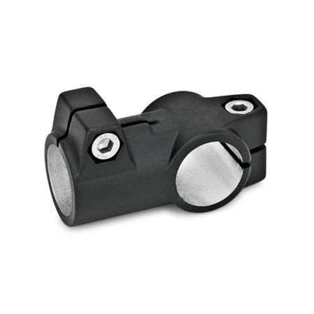  TS T-Klemmverbinder, Aluminium Oberfläche: 2 - strukturiert pulverbeschichtet, Schwarz, RAL 9005