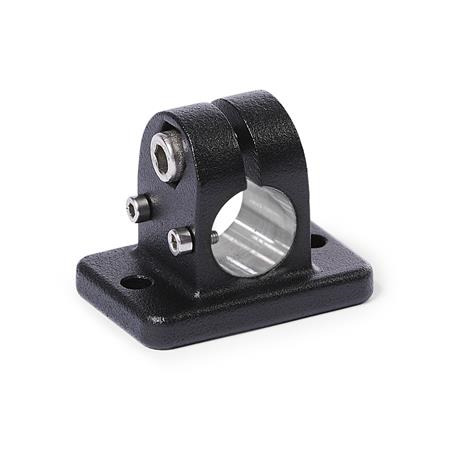  FK.E Flansch-Verfahrschlitten, mit zwei Befestigungsbohrungen, Aluminium d1: B - Bohrung
Oberfläche: 2 - strukturiert pulverbeschichtet, Schwarz, RAL 9005