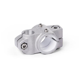 KSU.E Kreuz-Verfahrschlitten für Einachssysteme, ungleiche Bohrungsmaße, Aluminium d1: G - mit Gleiteinsatz<br />Oberfläche: 8 - gestrahlt, matt, gestrahlt, matt