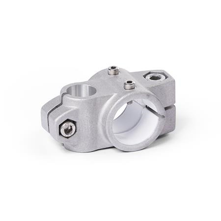  KSU.E Kreuz-Verfahrschlitten für Einachssysteme, ungleiche Bohrungsmaße, Aluminium d1: G - mit Gleiteinsatz
Oberfläche: 8 - gestrahlt, matt, gestrahlt, matt