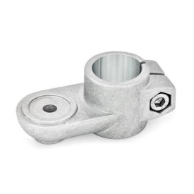  LSP Laschen-Klemmverbinder, Aluminium Typ: MZ - mit Zentrieransatz<br />Oberfläche: 8 - gestrahlt, matt, gestrahlt, matt