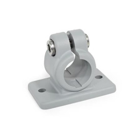  FSZ.P Flansch-Klemmverbinder, Kunststoff Oberfläche: 4 - Polyamid (PA), glasfaserverstärkt, Grau matt, temperaturbeständig bis 100 °C, RAL 7040