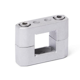  CM Tube supports, multi-piece, aluminum d<sub>1</sub> / s<sub>1</sub>: V - Square<br />Surface: 8 - Blasted, matt, blasted, matt